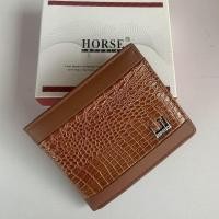 ราคา HORSE กระเป๋าสตางค์ กระเป๋าสตางค์ผู้ชาย กระเป๋าตัง กระเป๋าเงิน หนังแท้ ทรงสั้น (13180167010)