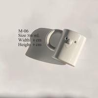 ราคา ชุดจานใส่ของว่าง เซรามิค พร้อมแก้วน้ำ M 06P 02 (21034023986)