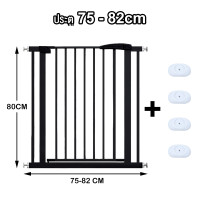 ราคา ที่กั้นเด็ก ที่กั้น ประตูกั้นเด็ก ประตูกั้นบันได ที่กั้นบันได สำหรับเด็กและสัตว์เลี้ยง ไม่ต้องเจาะผนังรุ่น ล๊อคอัตโนม (21067989034)
