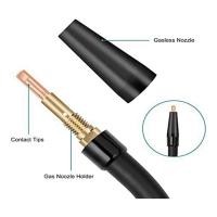 ราคา 15Pcs MIG Welding Kit Flux Core Gasless Nozzle Brass Welding Tips Replacement MIG Welder Accessories (20487429671)
