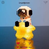 ราคา เลโก้ราคาถูกๆ เลโก้นาโนบล็อกมีไฟ ของเล่นนักบินอวกาศ LED รูปกล่องของขวัญสร้างสรรค์ DIY ของขวัญสำหรับเด็ก ของเล่นเด็ก (18485481218)
