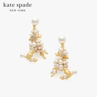 ราคา KATE SPADE NEW YORK POODLES POMS STATEMENT DROP EARRINGS KE017 สร้อยคอ (20836710150)