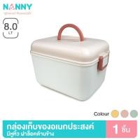 ราคา Nanny กล่องเก็บของเอนกประสงค์ มีหูหิ้ว ฝาล๊อคด้านข้าง ขนาดเล็ก คละสี (17018893290)