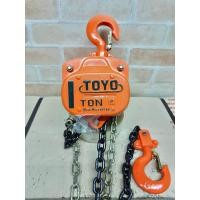ราคา TOYO รอกโซ่ โซ่ยาว3เมตร สินค้ามีให้เลือก4ขนาด 1ตัน 1 5ตัน 2ตัน 3ตัน (21041030393)