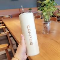 ราคา แก้ว แก้วน้ำทรงกระบอก ฝาปิดแบบสไลด์ แก้วน้ำลายการ์ตูน แก้วทรงสูง กระบอกน้ำ แก้วน้ำสแตนเลส (5373108586)