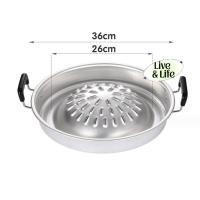 ราคา กระทะหมูกระทะ กระทะย่างเนื้อ กระทะเนื้อย่าง ขนาด 30cm 36cm (21045916245)