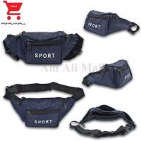 ราคา Am Ali Mall กระเป๋าผู้ชาย กระเป๋าคาดเอว 3ช่องซิบ กระเป๋า SPORT กระเป๋าคาดเอว สีกรมท่า กระเป๋าคาดเอวสีดำ (3988572521)