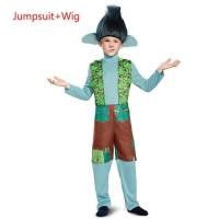 ราคา Children Halloween Cosplay Dress for Girls Trolls Bobbi Frank Cosplay Costumes Kids Carnival Party Cosplay Clothes with Wig (19691892485)