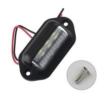 ราคา หลอดไฟ LED 6ดวงสำหรับป้ายทะเบียนรถ SUV รถบรรทุกรถพ่วงรถตู้โคมไฟขั้นตอนหลอดไฟสีขาวผลิตภัณฑ์ไฟป้ายทะเบียนรถ (21170594475)