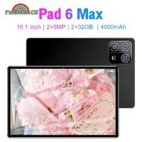 ราคา Pad6Max Tablet 10 1 Inch Tablets 2GB RAM 32GB ROM HD Touch Screen With 4000mAh Battery Dual Camera 2MP Front 5MP Rear Dual SIM WiFi Tablet Compatible For Android 7 0 System (21285057912)
