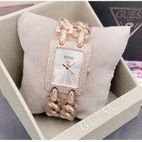 ราคา นาฬิกาข้อมือ GUESS นาฬิกาสายเลส ขนาดหน้าปัด 30 mm สินค้ามีถ่าน ผ้าเช็ค ถุงผ้าแถมให้นะคะ (1228528728)