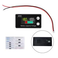 ราคา pcbfun สินค้าใหม่มาแรง DM6133A DC8 100V สองสายดิจิตอลโวลต์มิเตอร์แสดงแรงดันไฟฟ้านาฬิกาแบบมีสายฟังก์ชั่นปลุกอุณหภูมิไม่กันน้ำตัวบ่งชี้เปอร์เซ็นต์แรงดันแบตเตอรี (19424298572)