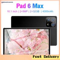 ราคา Broadfashion Pad6Max Tablet 10 1 Inch Tablets 2GB RAM 32GB ROM HD Touch Screen With 4000mAh Battery Dual Camera 2MP Front 5MP Rear Dual SIM WiFi Tablet Compatible For Android 7 0 System (21234736551)