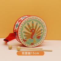 ราคา กลองไม้ตีกลองสองด้านสำหรับเด็กเครื่องดนตรีเคาะสำหรับเด็กกลองไม้ตีกลองมือกลองไม้ตีกลองของเล่นดนตรีสำหรับการศึกษาปฐมวัยกลองเล็ก (11111980931)