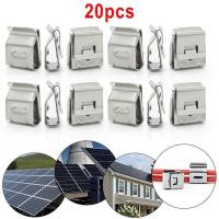 ราคา 20 30 50 100Pcs Edge Clip Solar PV Cable Value Cable Tie Stainless Steel New (15929698904)