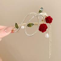 ราคา กิ๊บติดผมพู่ดอกกุหลาบที่ท้ายทอย เครื่องประดับผมระดับไฮเอนด์ กิ๊บติดผมสำหรับผู้หญิง กิ๊บติดผมอารมณ์ กิ๊บติดผม (21286279198)