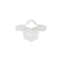 ราคา SLYQ VIOLA HALTER OFF SHOULDER TOP เสื้อคล้องคอ แขนเว้าไหล่ ฟองน้ำในตัว ขาว ดำ (16853156411)
