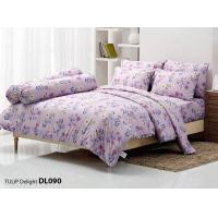 ราคา TULIP DELIGHT ทิวลิป ดีไลท์ พิมพ์ลาย ผ้าปูที่นอน 3 5 5 และ 6 ฟุต รหัสสินค้า DL090 ลายดอกไม้ ม่วง ชมพู ไม่รวมผ้านวม Micro Plus สำหรับที่นอนสูง 13 นิ้ว (13375972986)
