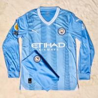 ราคา เสื้อบอล แมนซิตี้แขนยาว 2023 2024 ชุดฟุตบอลทีม Man City ใหม่ล่าสุด ครบชุด (21061889640)