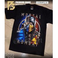 ราคา PG 22 Mortal Kombat Game เสื้อยืด หนัง นักร้อง เสื้อดำ สกรีนลาย ผ้าหนา PG T SHIRT S M L XL XXL (10009853772)