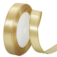 ราคา ริบบิ้นผ้า ริบบิ้นขอบทอง ไซค์ 0 6 ซม 1 ซม 1 5 ซม 2 ซม 2 5 ซม ม้วนยาว 22 เมตร มีสต๊อกพร้อมส่ง ริบบิ้นห่อของขวัญ ริบบิ้นซาติน ริบบิ้นผ้าซาติน (16088018920)