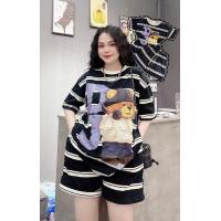 ราคา S170 ชุดเซ็ท2ชิ้นแขนสั้นขาสั้น พิมพ์ลายน้องหมีhiphopกางเกงมีเชือกรูดมีกระเป๋าข้าง ผ้าคอตตอลผสม (21326965484)