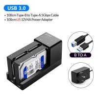 ราคา ORICO 2 Bay HDD Docking Station พร้อมโคลนออฟไลน์ SATA เป็น USB 3 0 Hard Drive Docking Station สำหรับ2 5 3 5นิ้ว Hard Drive Case (16459856955)
