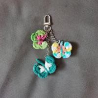 ราคา พวงกุญแจผีเสื้องานถักไหมพรมพวงกุญแจไหมพรม (20123517549)