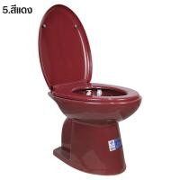 ราคา Blue diamond โถส้วมนั่งราบ แบบราดน้ำ สุขภัณฑ์นั่งราบ รุ่น FH3152 ฝาปิดแบบนิ่มนวล Soft close (16798070326)