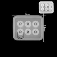 ราคา ต่างหูจี้ซิลิโคนแม่พิมพ์ยูวีอีพ็อกซี่เรซิ่นแม่พิมพ์ลูกบาศก์ลูกปัดหล่อแม่พิมพ์สำหรับ DIY เครื่องประดับทำสร้อยคอสร้อยข้อมือเครื่องมือ (11043917526)