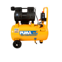 ราคา Global House PUMA ปั๊มลมไร้น้ำมัน ขนาด 25 ลิตร 1 HP รุ่น HUSH25 สีเหลือง รับประกันของเเท้ (18164037123)