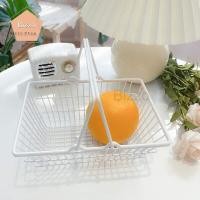 ราคา สินค้าพร้อมส่ง ตะกร้า ตะกร้าใส่ของ ตะกร้าจัดเก็บของมีหูหิ้ว ตะกร้าหูหิ้ว ตะกร้าเหล็ก (10914217398)