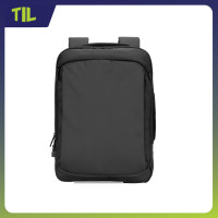 ราคา TIL Laptop Backpackกระเป๋าเป้ กระเป๋าใส่โน๊ตบุ๊ค กระเป๋าใส่คอม วัสดุ PU Water Proof สีดำ (21140868624)