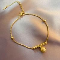 ราคา OYJR สร้อยข้อเท้าสแตนเลส จี้กระติ่ง สร้อยข้อเท้าแฟชั่นสำหรับผู้หญิง (21219593751)