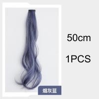 ราคา ต่อผมสังเคราะห์คลิปเดียวทนความร้อนได้ผมยาวรุ้งหยักหยิกสไตล์หลากสี (19581305398)
