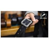 ราคา King Leather เข็มขัดหนังวัวแท้ นำเข้าจากอิตาลี Genuine Leather Belt Made in Italy IT 9 (17179309959)