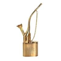 ราคา กาสูบฮุกกระกู่โลหะโบราณโบราณ1ชิ้นทำงานด้วยมือเพื่อจับสองวัตถุประสงค์เพื่อกรองน้ำเพื่อสุขภาพ (21171061302)