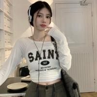 ราคา Dream clothes พร้อมส่งจากกทม เสื้อผ้าy2k เสื้อครอป เสื้อเปิดไหล่เซ็กซี่ เสื้อยืดครอปแขนยาว เสื้อเอวลอย (17802228646)