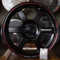 ราคา ล้อ NK performance ขอบ 16 รีดเบา Flow forming ลาย TE37 สี TTA ดำด้าน ขอบแดง NK37 (16383914066)