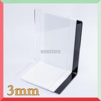 ราคา ฉากกั้นหนังสือ ที่กั้นหนังสือ ชั้นวางหนังสือ อะคริลิคใส หนา 3มิล ก9 8xย9 5xส15cm ราคาต่อ 1 ชิ้น (15539952660)