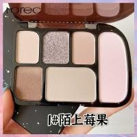 ราคา Horec ใหม่ แท้ พาเลทอายแชโดว์ NOVO เนื้อใยไหม ประกายชิมเมอร์ Eye shadow 6 สี 4in1 (21249063139)