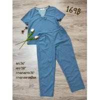 ราคา ชุดเซตกางเกงขายาว ขาสั้น ชุดจั๊มสูทกางเกง ขายาว ขาสั้น งานมือสอง สภาพดี งานน่ารักทุกตัวจ้า (17306575663)