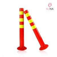 ราคา เสากั้นจราจรล้มลุก เสาบริเขต กั้นแถวทางเดิน สูง 70cm มีแถบสะท้อนแสง รถเหยียบไม่แตกหัก (20947026555)