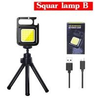 ราคา Mini Led ไฟฉายทำงานไฟฉายพกพาแบบพกพาพวงกุญแจ USB ชาร์จไฟฉายกลางแจ้ง Camping Light Corkscrew (21170502196)