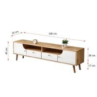 ราคา Indyfurniture bulky ตู้วางทีวีไม้ยางพารา รุ่น Racha สีธรรมชาติ (8355185192)