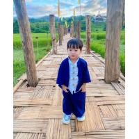 ราคา ชุดพื้นเมืองเด็กชาย ชุดผ้าฝ้าย3ชิ้น ชุดล้านนาเด็กชาย สุดหล่อ สีน้ำตาล ใส่สบาย พร้อมส่ง (20805290938)