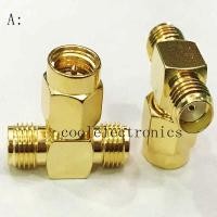 ราคา 2pcs SMA Female Male to 2 SMA male Female RP SMA Male to 2 RP SMA Female Triple 3 Way T RF Adapter Connector (6091654684)