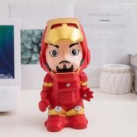 ราคา ของเล่น Laca กระปุกออมสินสไปเดอร์แมนกระปุกออมสินพิกกี้ลายการ์ตูนกัปตันอเมริกากระปุกออมสิน (20791106262)
