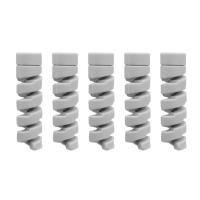 ราคา 5pcs ตัวป้องกันสายชาร์จสำหรับโทรศัพท์ ที่ยึดสายเคเบิล ที่ม้วนเก็บสาย คลิปสำหรับเมาส์ ที่ชาร์จ USB ที่เก็บสายไฟ for iPhone Samsung Xiaomi Huawei Vivo (17330150846)