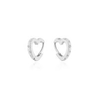 ราคา Glintz Hearty Hearty ต่างหูห่วง หัวใจ เงินแท้ ฝังเพชร cubic zirconia ขนาด 11mm (19997625381)